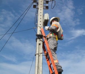 Trabalho em altura com escadas
